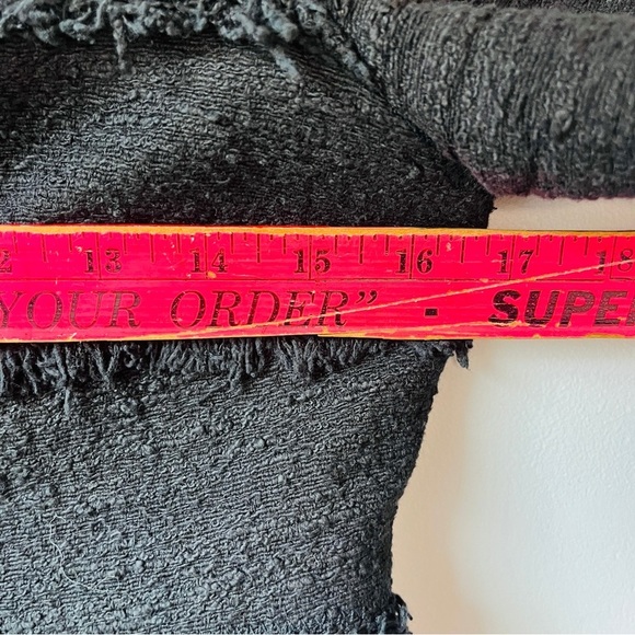 Rebecca Taylor Textured Fringe Tweed Lady Jacket - Picture 9 of 10